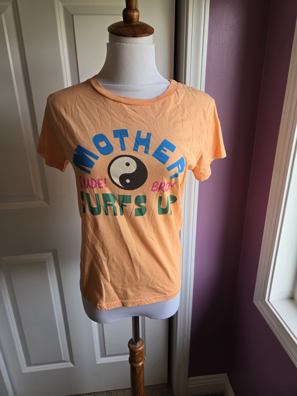 MOTHER Peach Short Sleeve Tee - Lil Goodie Goodie